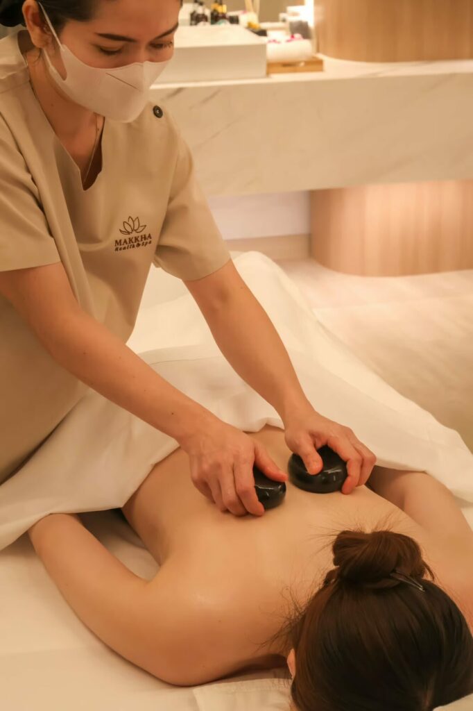 makkha-spa hot-stone-massage spa-treatment relaxation