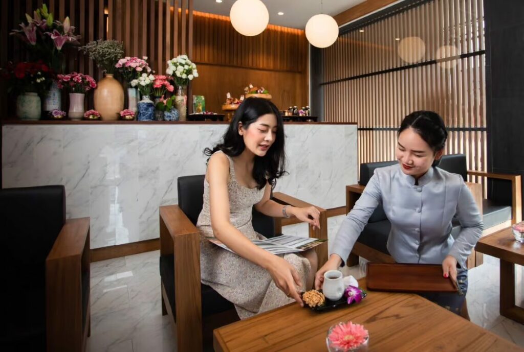 makkha-spa spa-reception welcome-service luxury-waiting-area