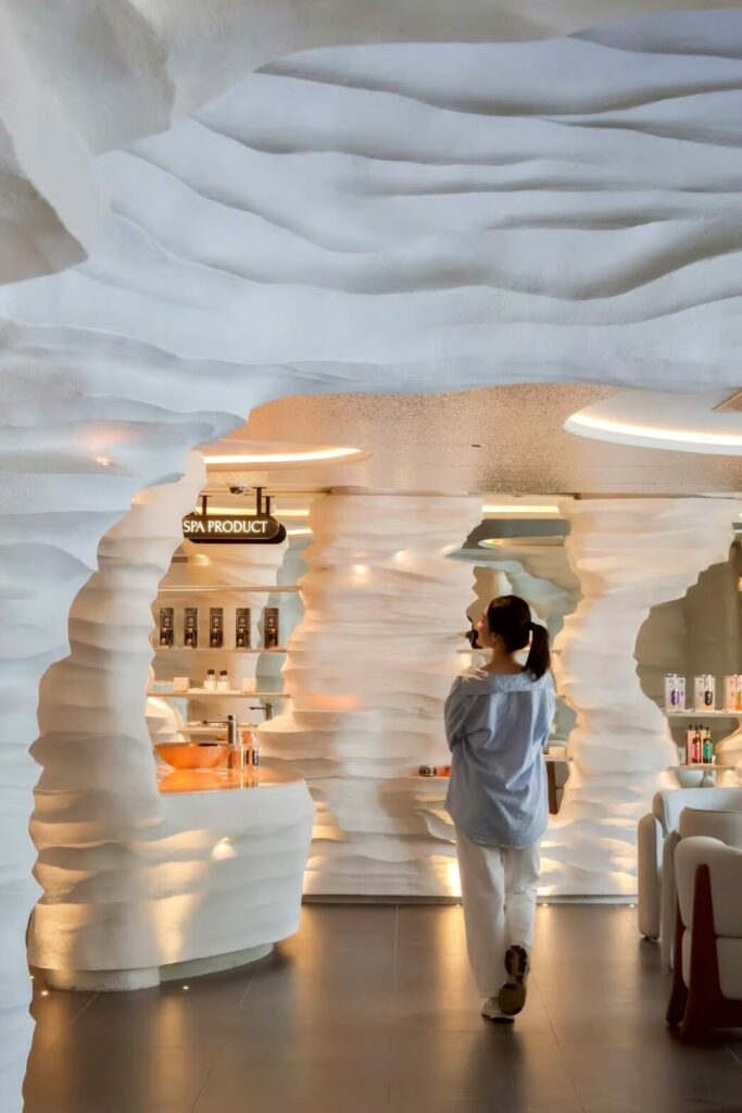 makkha-spa spa-interior-design organic-architecture retail-display